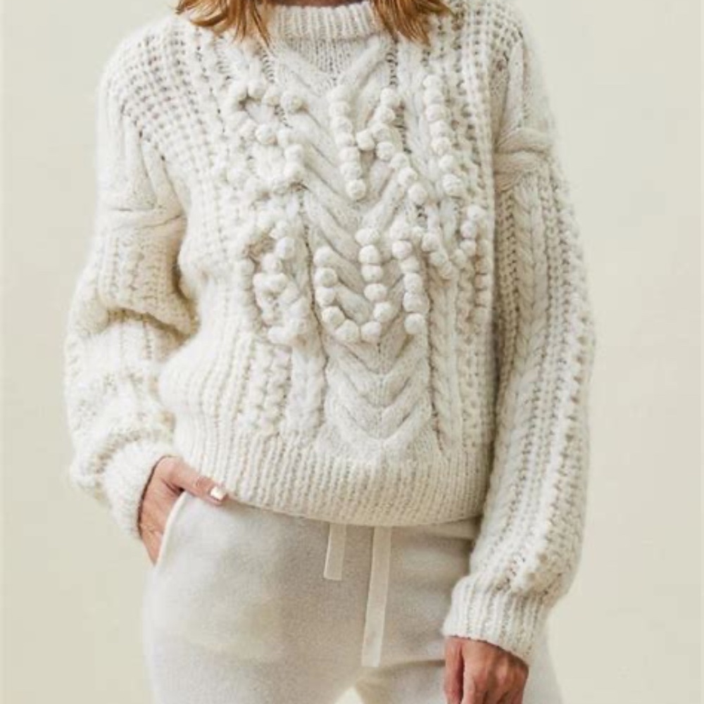 NWOT Lingua Franca Ski Bum Sweater- new / never worn - Size SMALL